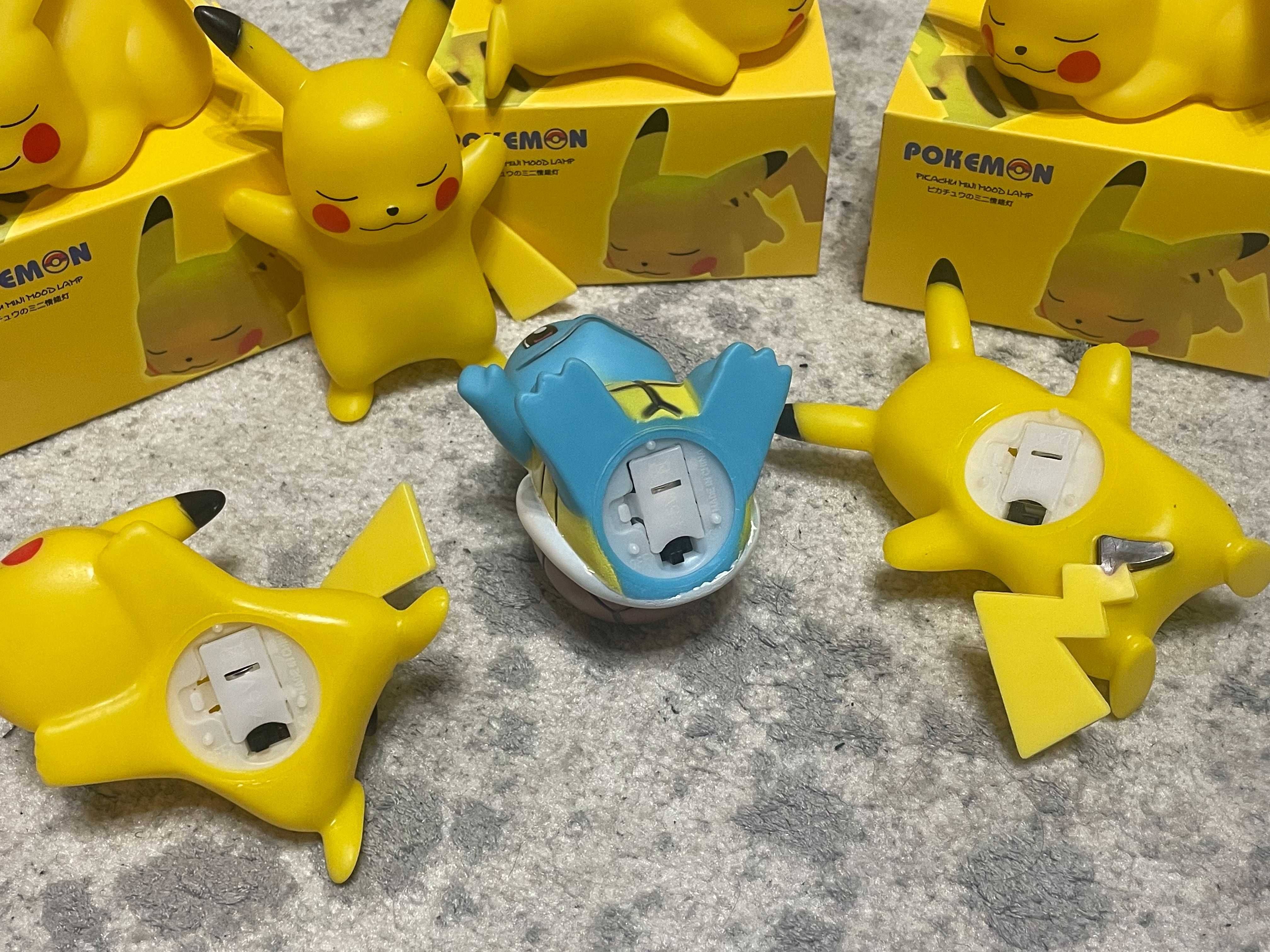 Нічник - Pokemon - Пікачу Pikachu - Сквіртл Squirtle - Ночник
