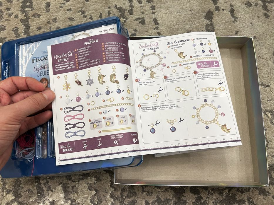 Zestaw do robienia bransoletek kraina lodu Frozen