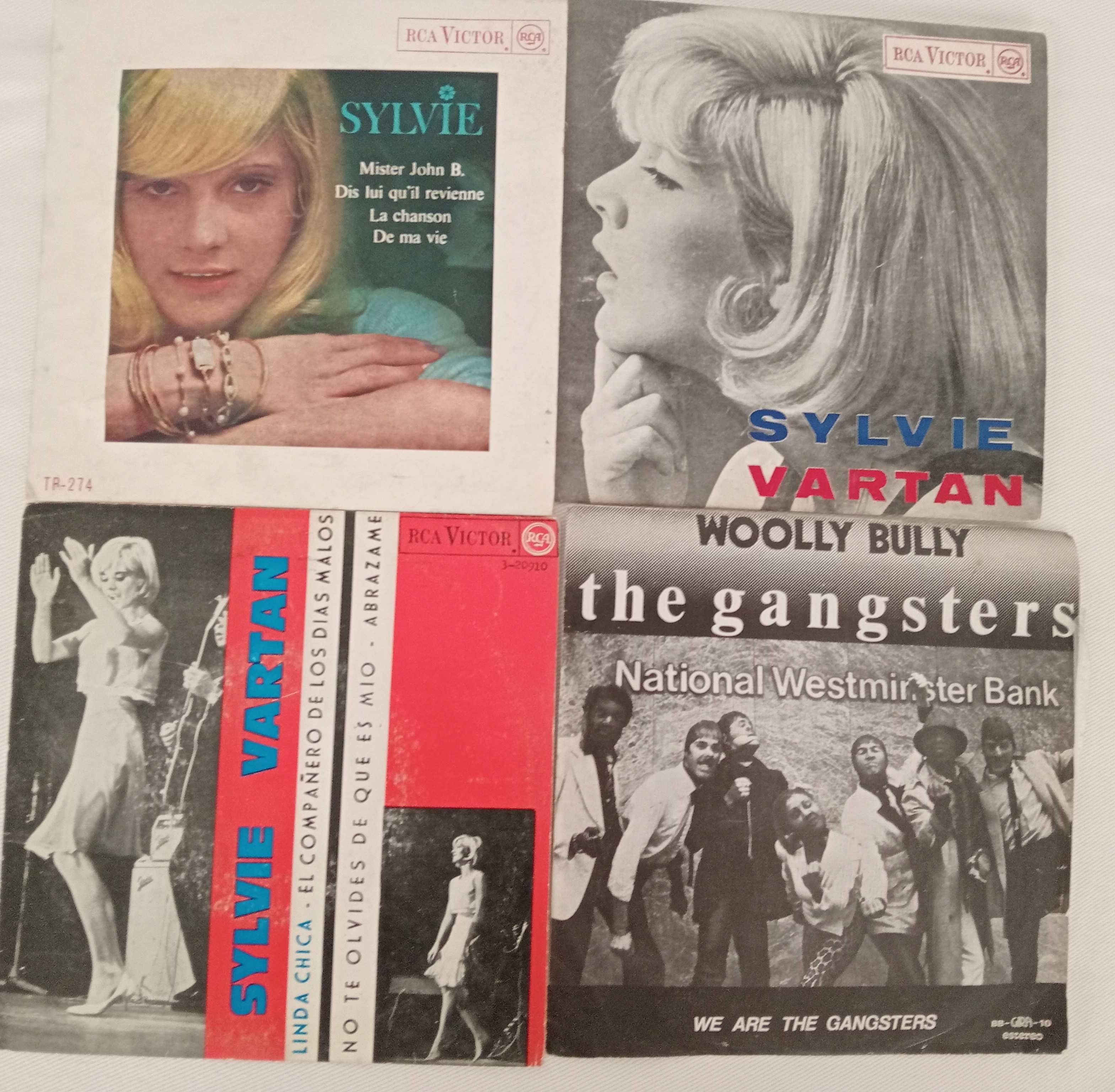 Conjunto 12 Singles 7'' Carlos Paulo Sylvie Vartan McCartney Xutos