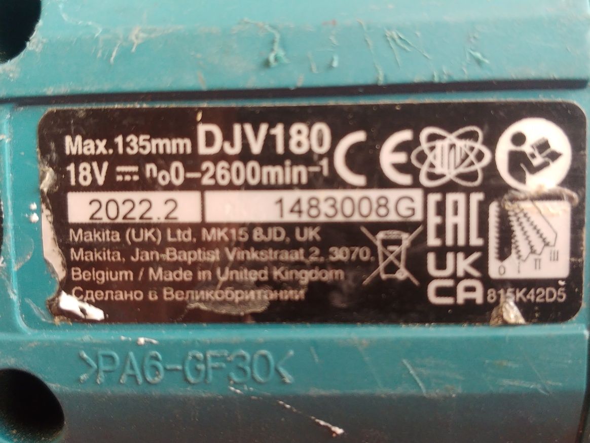 Wyrzynarka makita djv 180