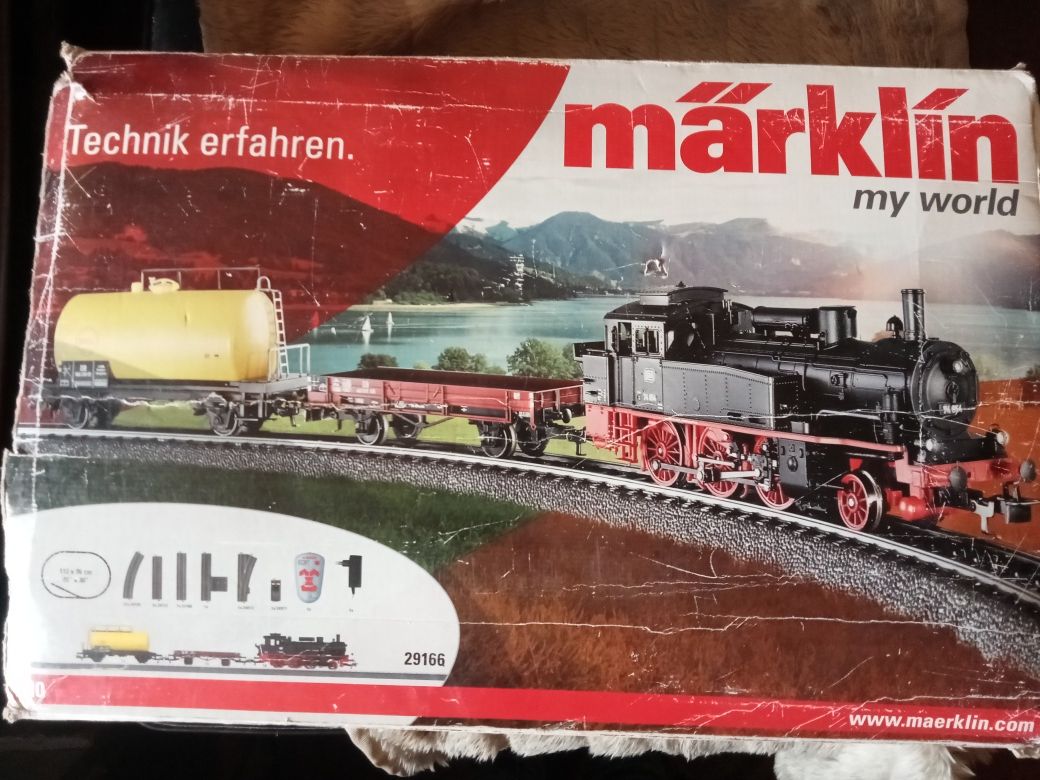 Kolejka H0 Marklin dla dzieci , młodziezy skala H0 1:87 w pudelku