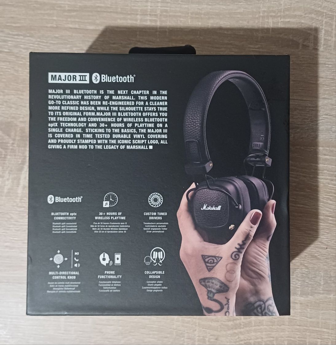 Bluetooth навушники Marshall major 3