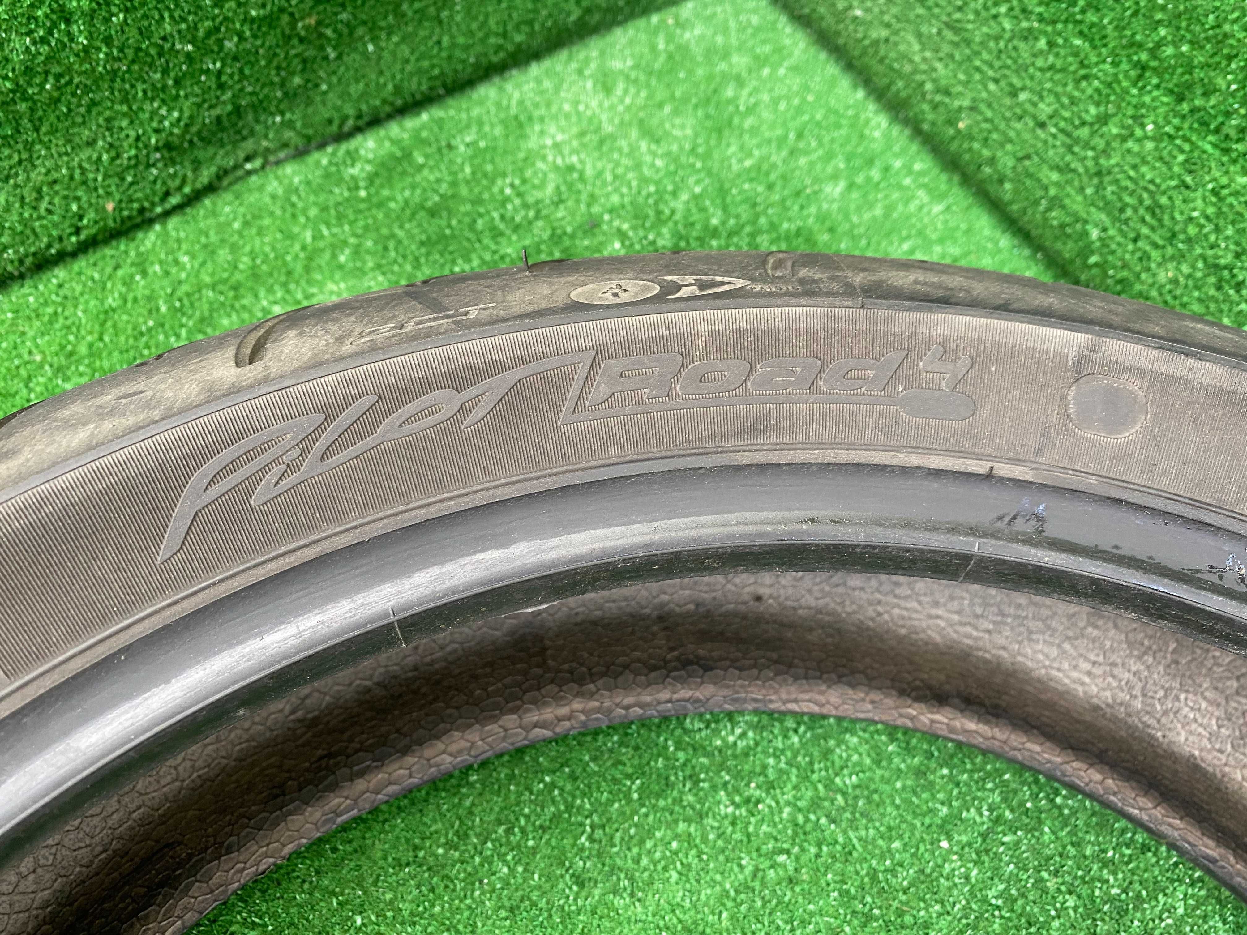 180/55/17 Michelin pilot road 4 pneu usado mota