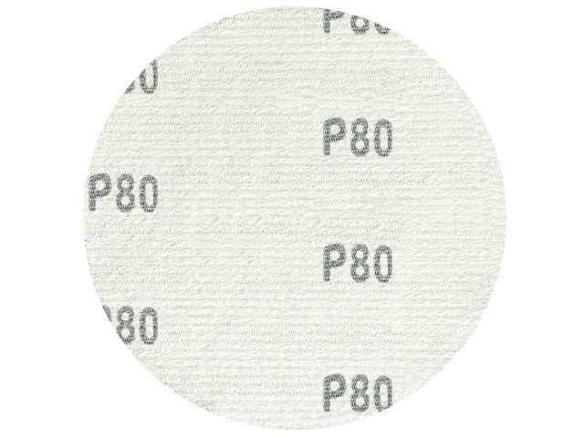 50x Krążki krążek papier ścierny do Szlifowania na rzep fi 125 mm P 80
