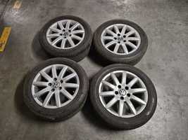 Alufelgi Volkswagen opony letnie Dunlop 205/55/16 ET 50