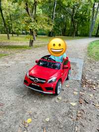 Samochód elektryczny dla dzieci Mercedes Benz A45 AMG czerwony