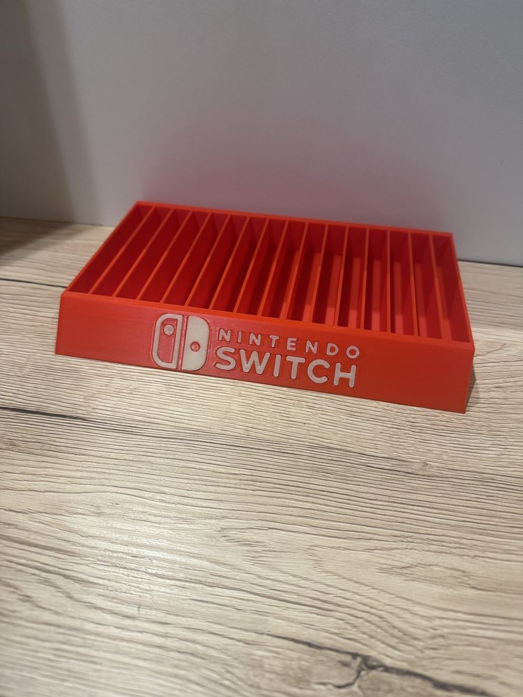 Stojak Podstawka Nintendo Switch napis Fluorescencyjny