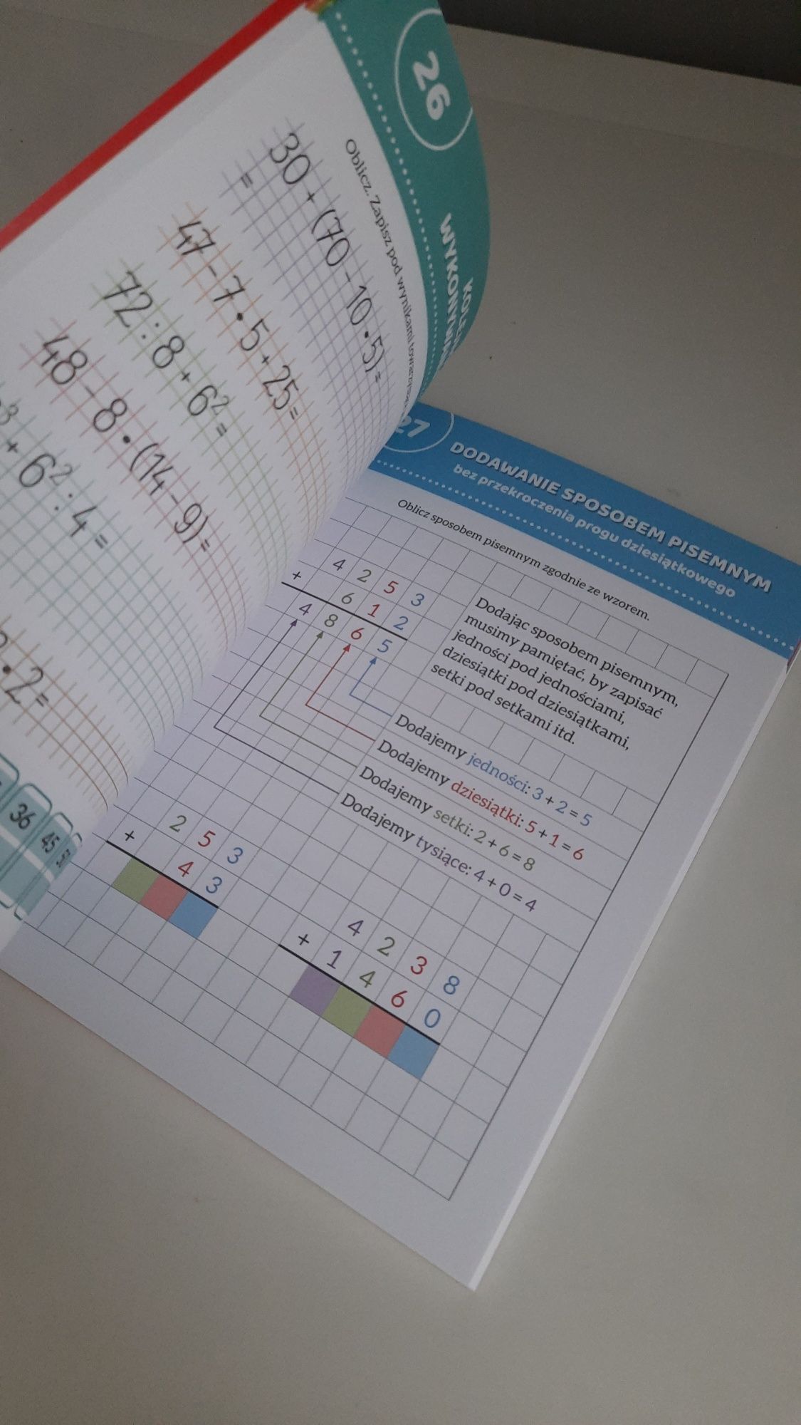 Bloki zadań, zestaw 2 sztuk, książeczki do ćwiczenia matematyki