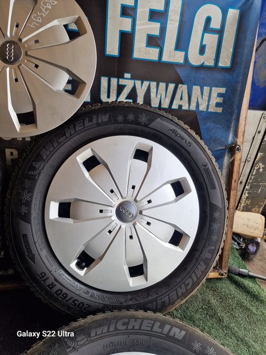 Koła zimowe 16 5×112 Audi Q2 A4 B7 A6 C6 8mm 2021rok Michelin