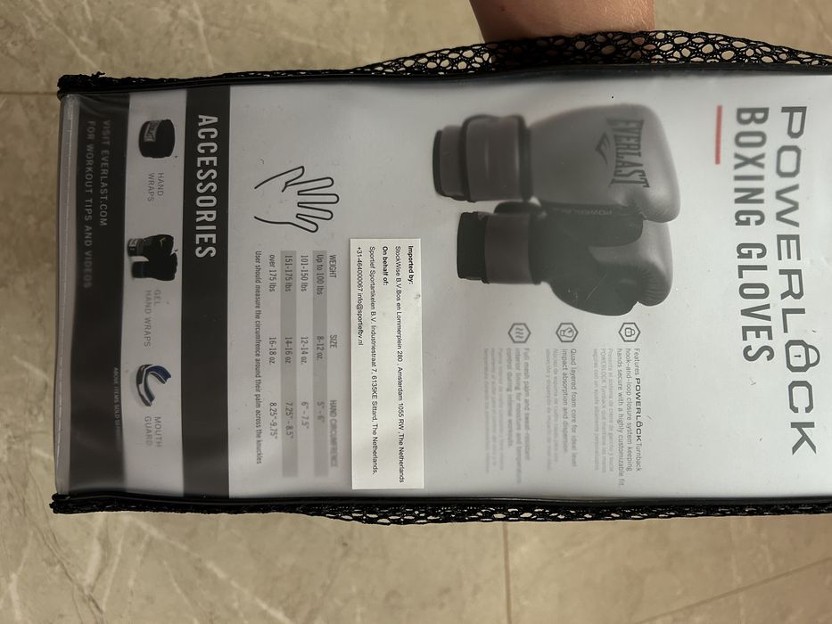 Оригінальні боксерські перчатки Everlast 14 oz