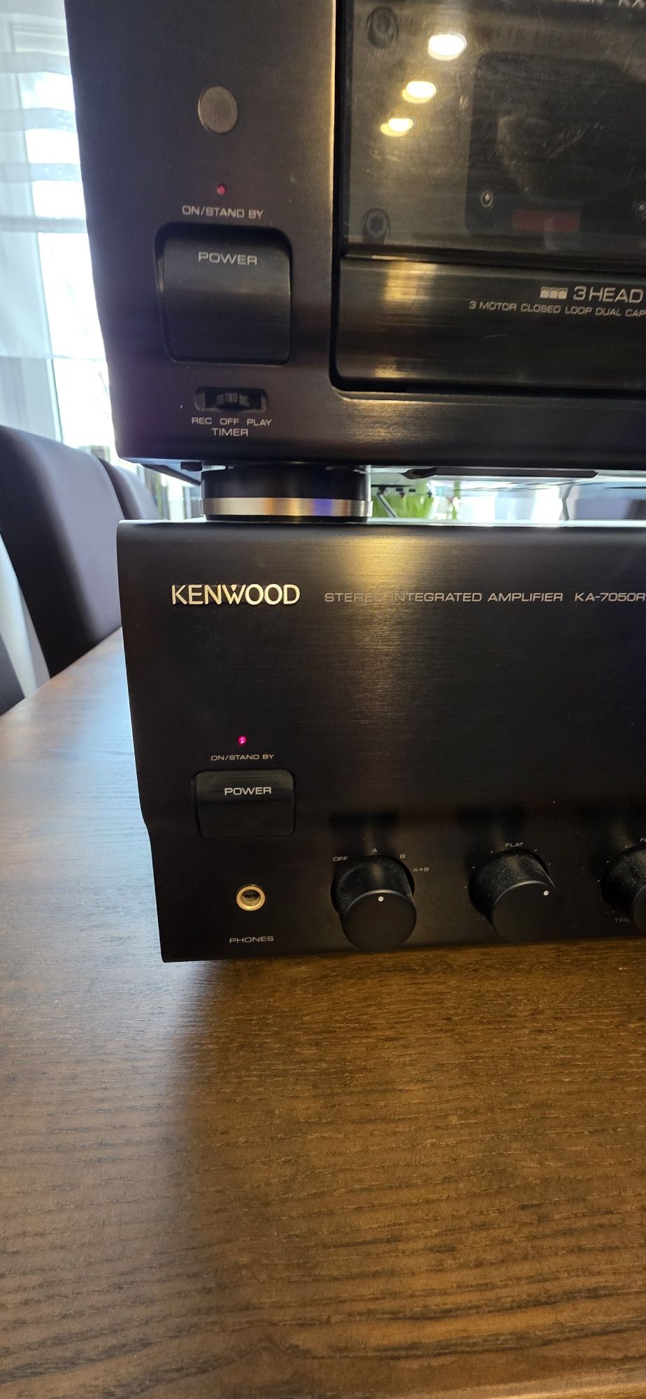 Wieża Kenwood najwyższy model KA-7050R, DP-7050, KT-6050, plus piloty