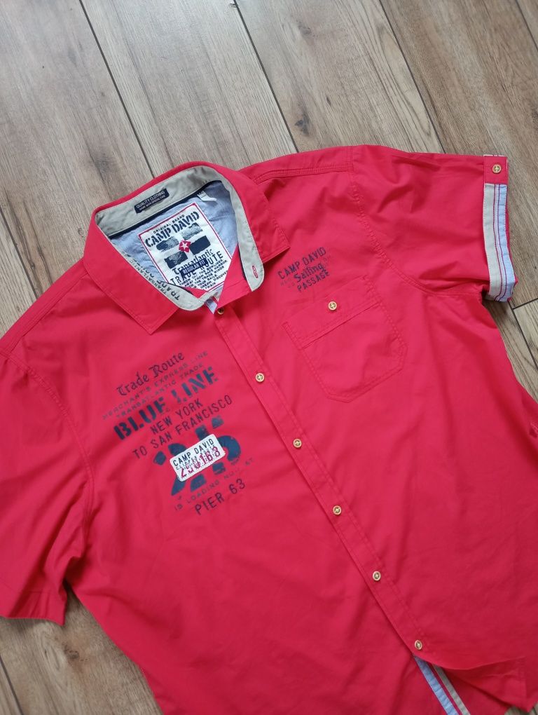 Camp David męska lekka koszula na lato 2XL+