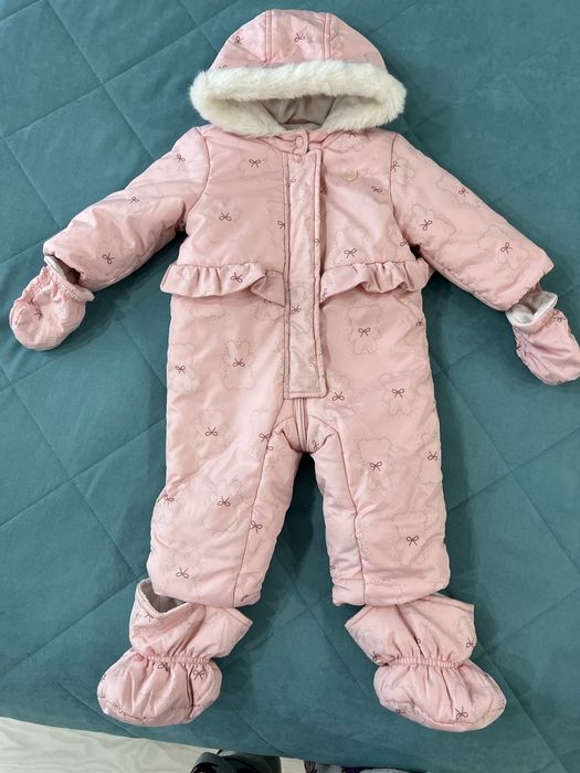 Chicco термокомбинезон на девочку 74 см