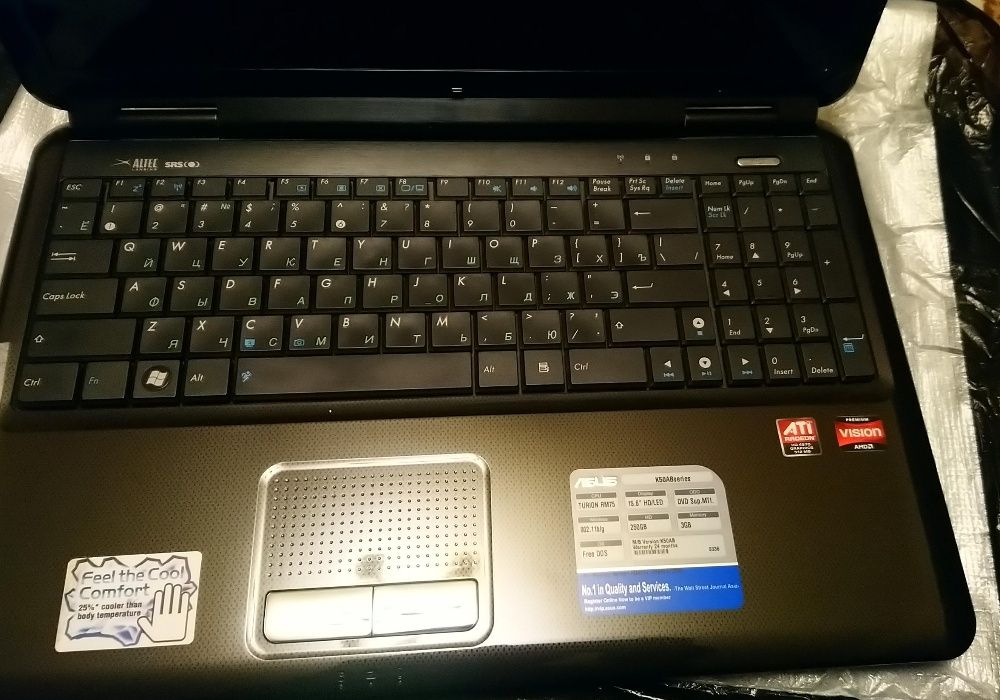 Ноутбук Asus K50AB (K50AB-RM75SEEDWW)