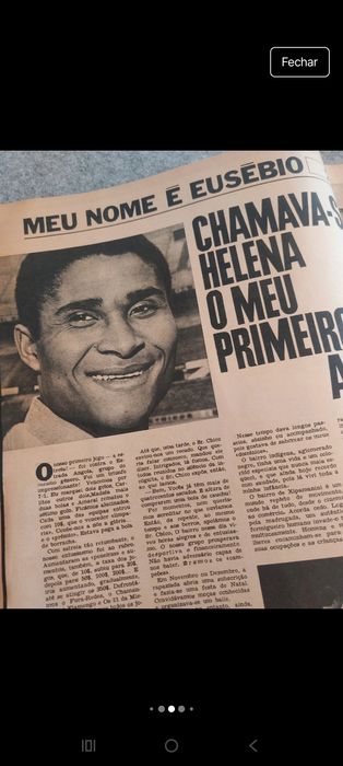 Benfica 1966 Meu nome é Eusébio Revista Flama