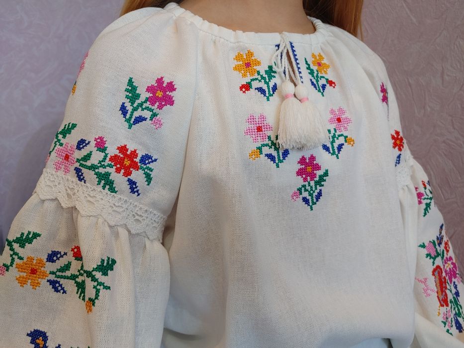 Вишита сорочка на дівчинку вишиванка