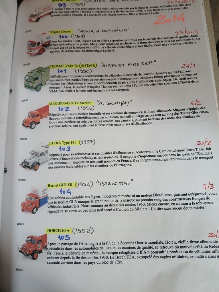 Miniaturas 1:43 de Camiões  Comerciais  Conjunto de 7  unidades