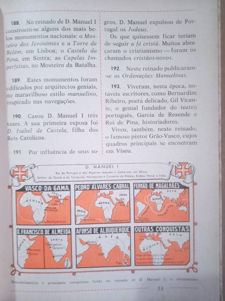 Livro Escolar - História de Portugal