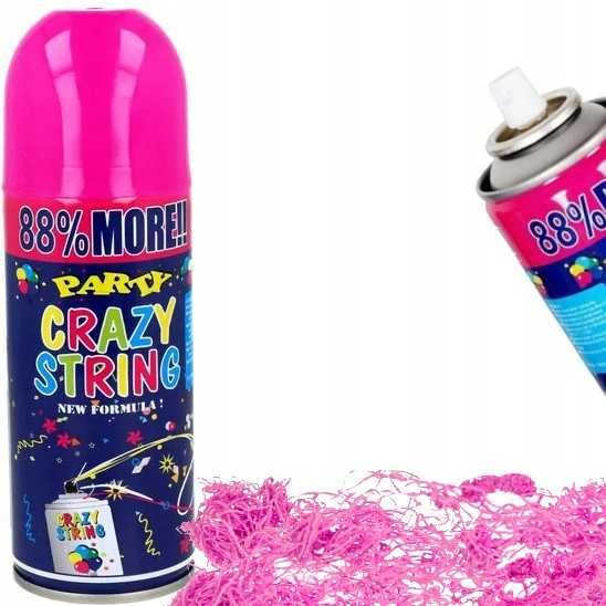 Цветной спрей-серпантин для декора в балоне 250 мл