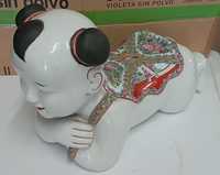 Escultura em porcelana Chinesa