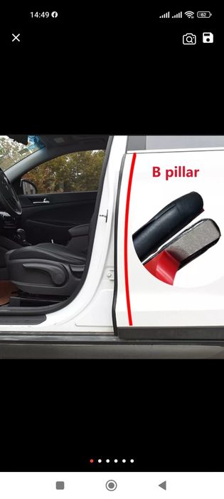 Ущільнювач ( уплотнитель) дверей 1 см авто