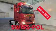 Mercedes-Benz ACTROS 1845 MEGA Pierwszy właściciel Klimatyzacja Postojowa FH500  Ciągnik Siodłowy Volvo Scania S Man