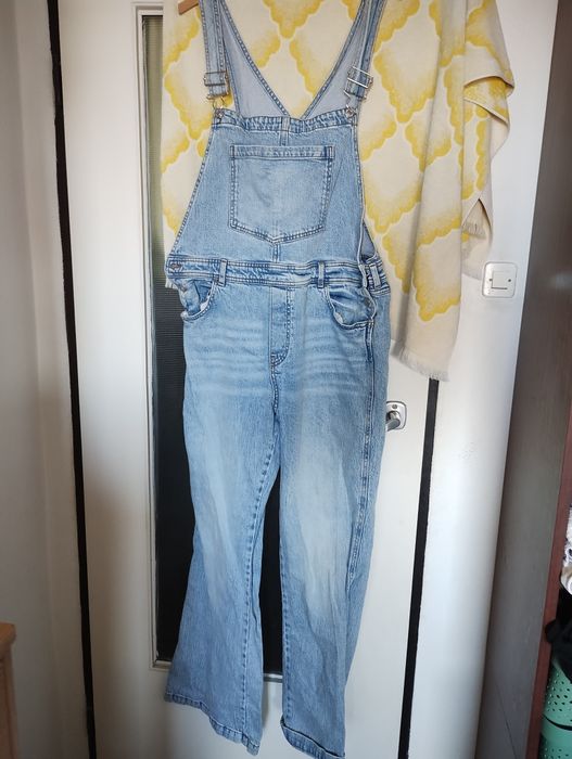 Джинсовий комбінезон для вагітних