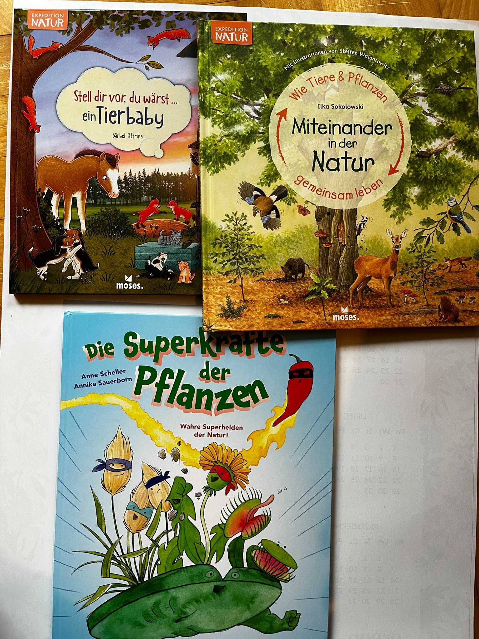 zestaw 3 książek dla dzieci po niemiecku