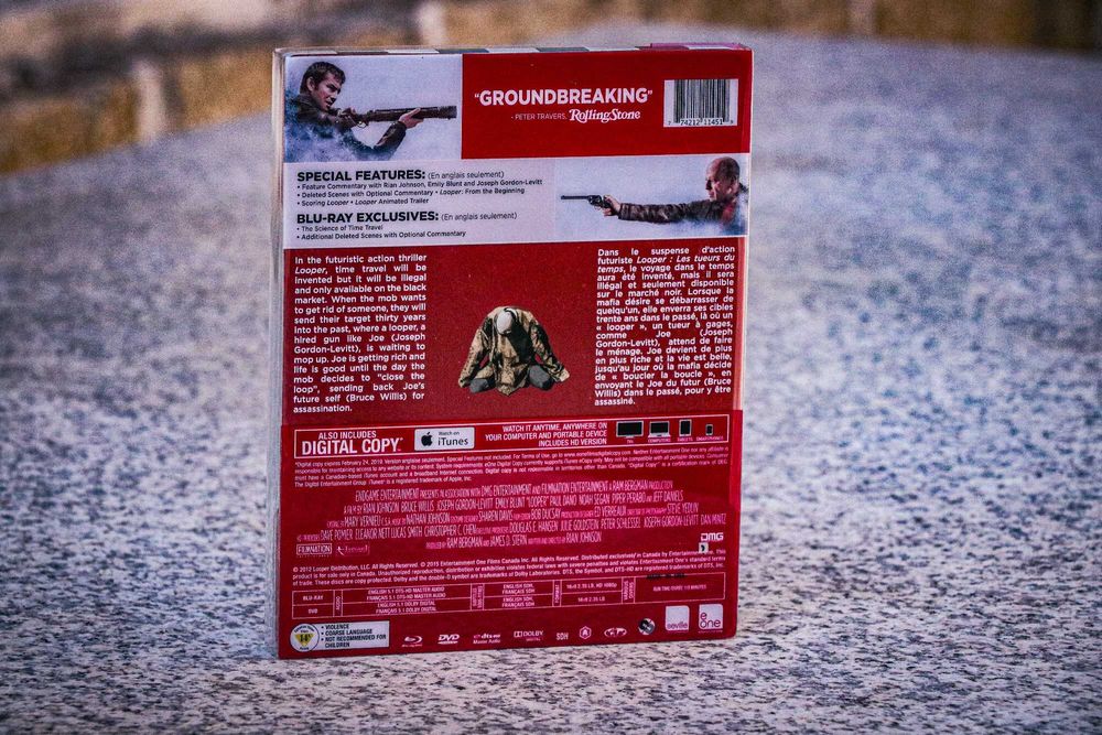 Looper Mondo Steelbook Autografado