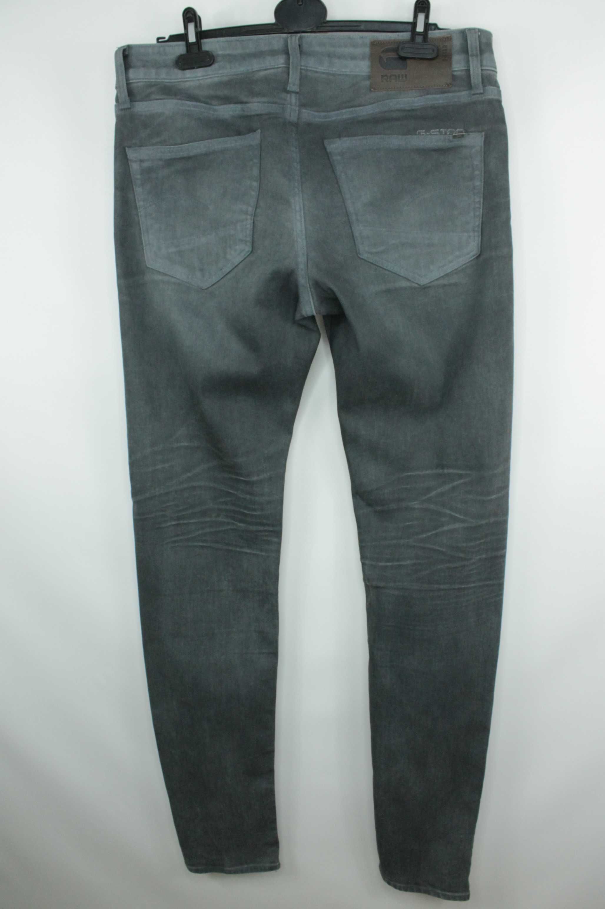 Шикарні звужені джинси G-Star Raw 3301 Slim Dark Aged Cobler W34/L36