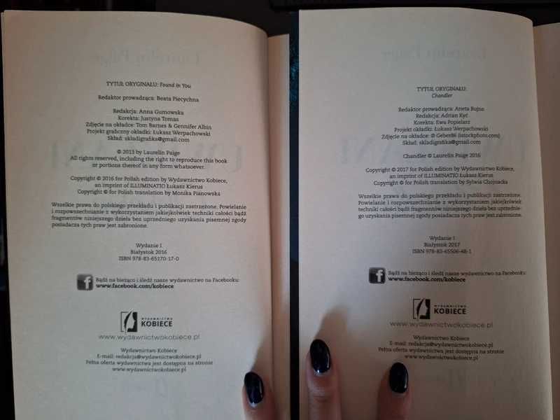Seria książek "Uwikłani" Laurelin Paige 5 książek
