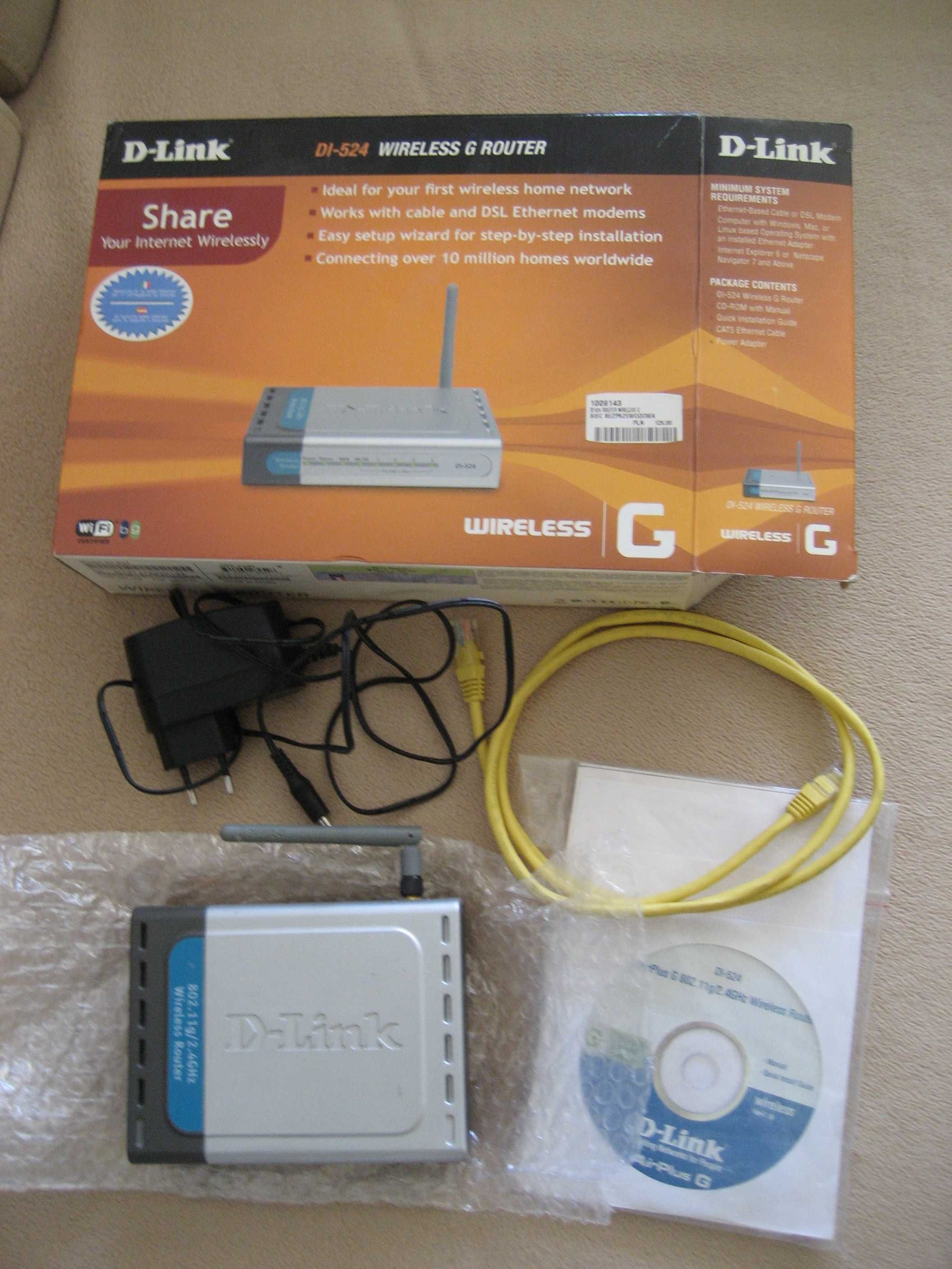 D-link - router do internetu