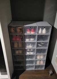 Organizery 10 sztuk pudełka do przechowywania na buty dom