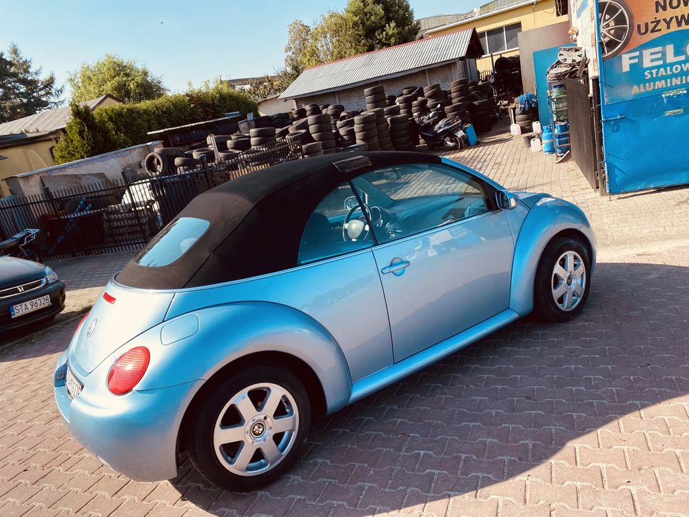 sprzedam vw new bettle  kabriolet  2003 1,6 mpi przeb 170tys