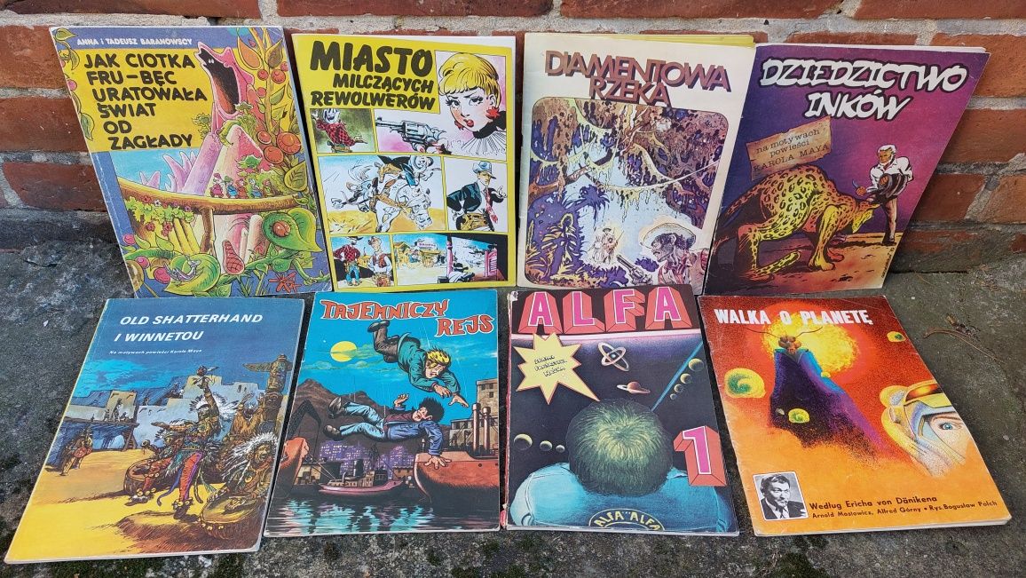 Stare komiksy PRL, 45 szt.