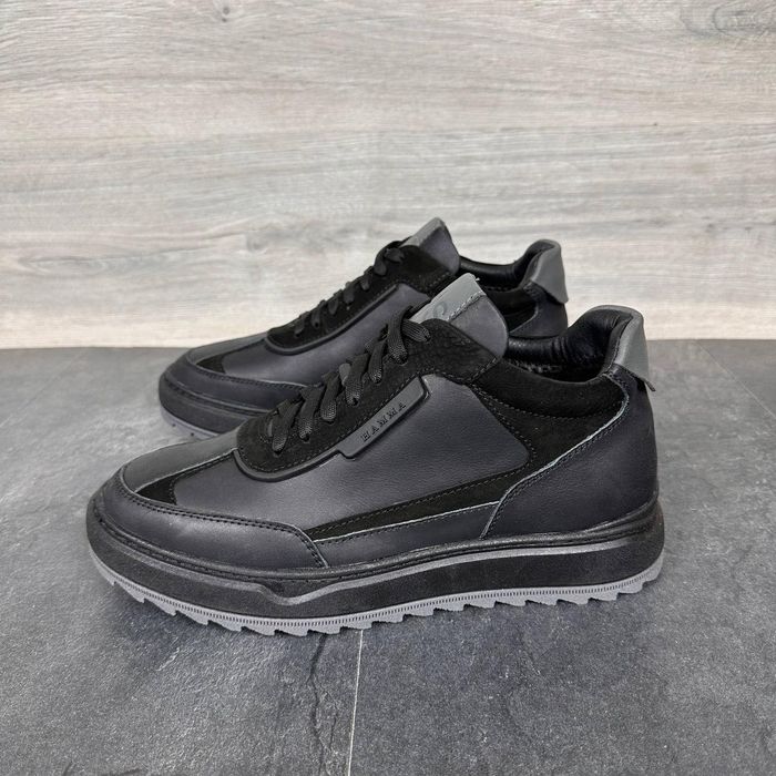 Чоловічі шкіряні зимові кросівки