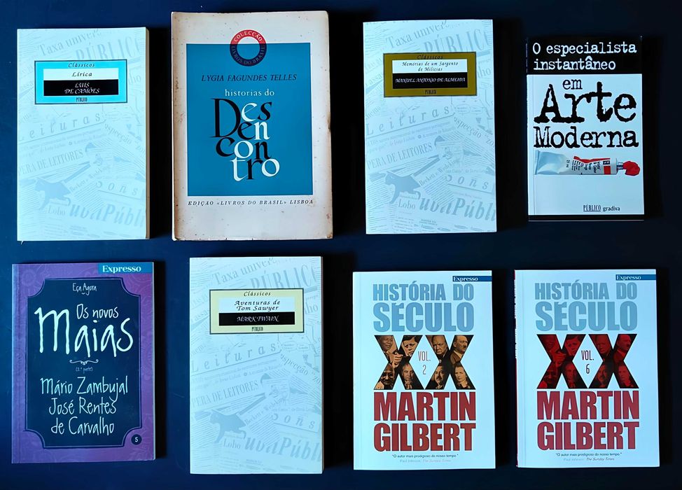 48 livros, vários temas. Lote 25€.