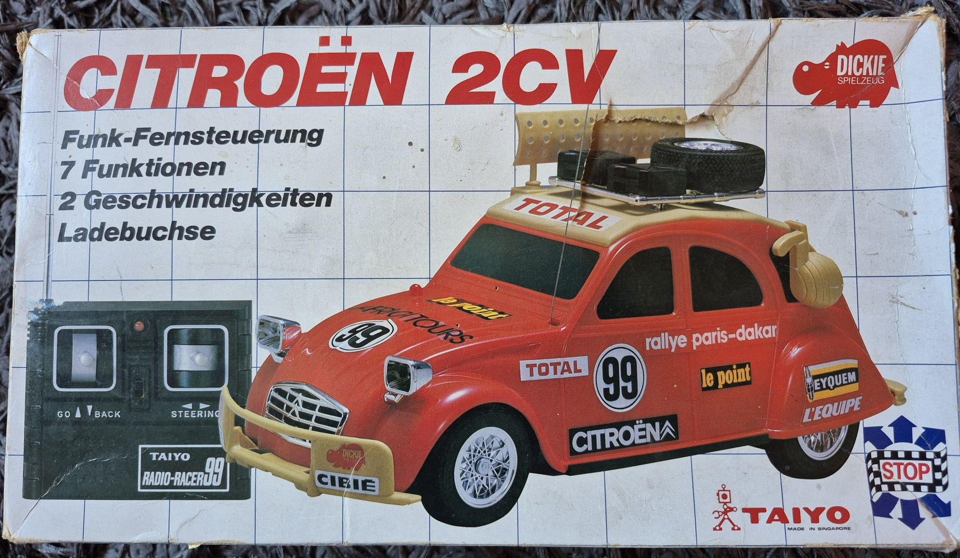 Model rc citroen 2cv taiyo lata 80