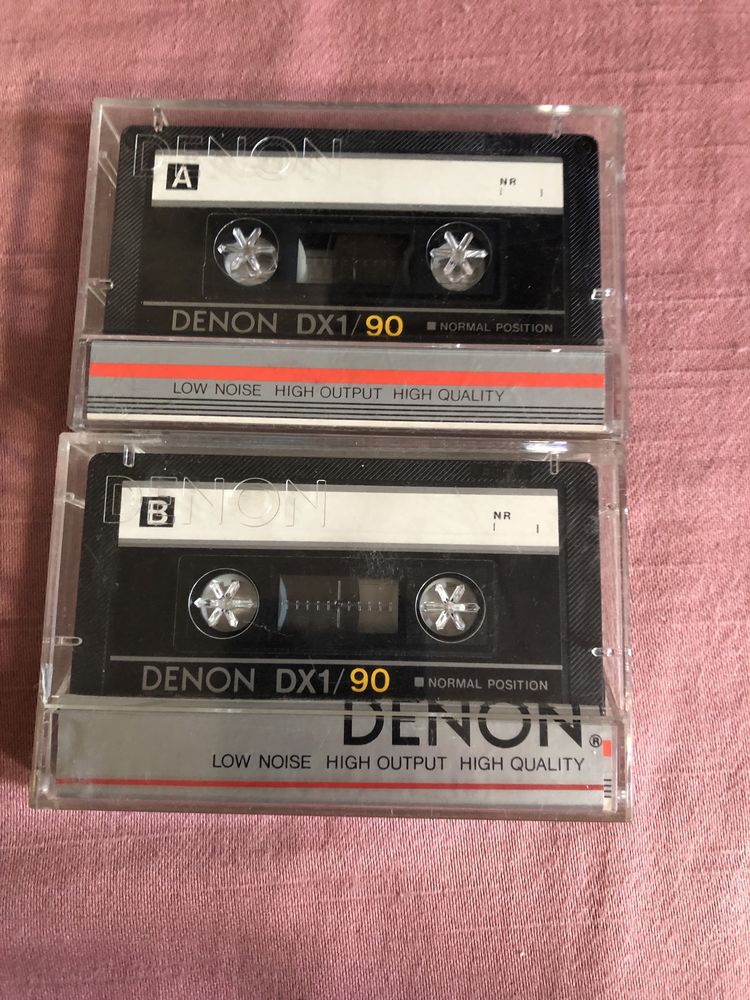 Кассеты новые и почти TDK D90 1986 Sony, Denon