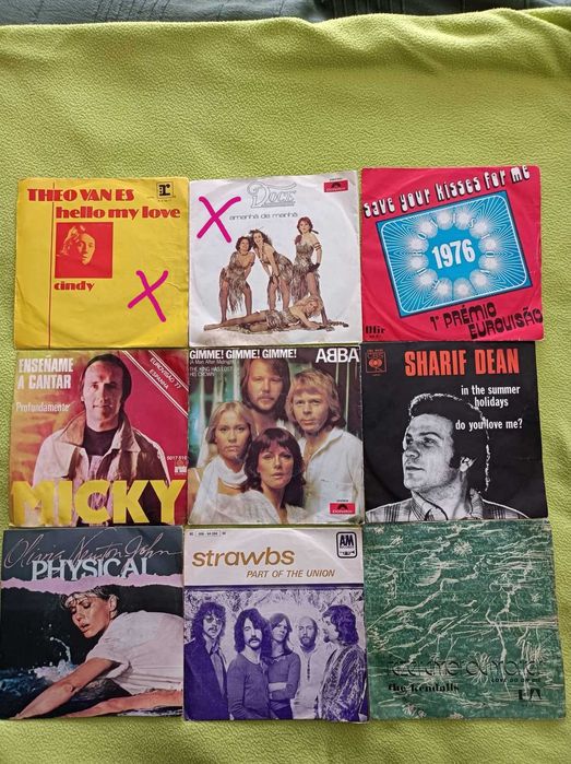 Singles de Vinil - Música Portuguesa e Estrangeira - 2,5€ cada