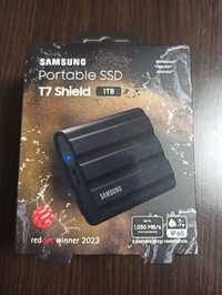 Samsung SSD T7 Shield 1TB USB 3.2 Gen. 2 Black (MU-PE1T0S/EU)