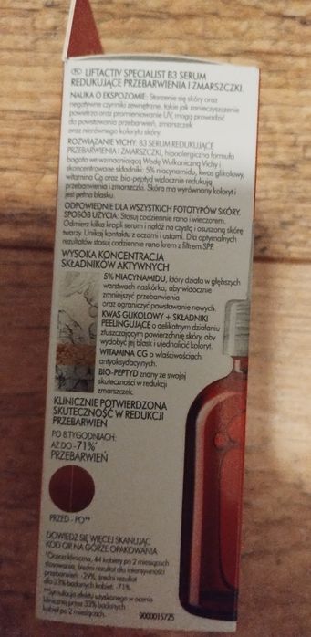 Vichy B3 serum na przebarwienia i zmarszczki