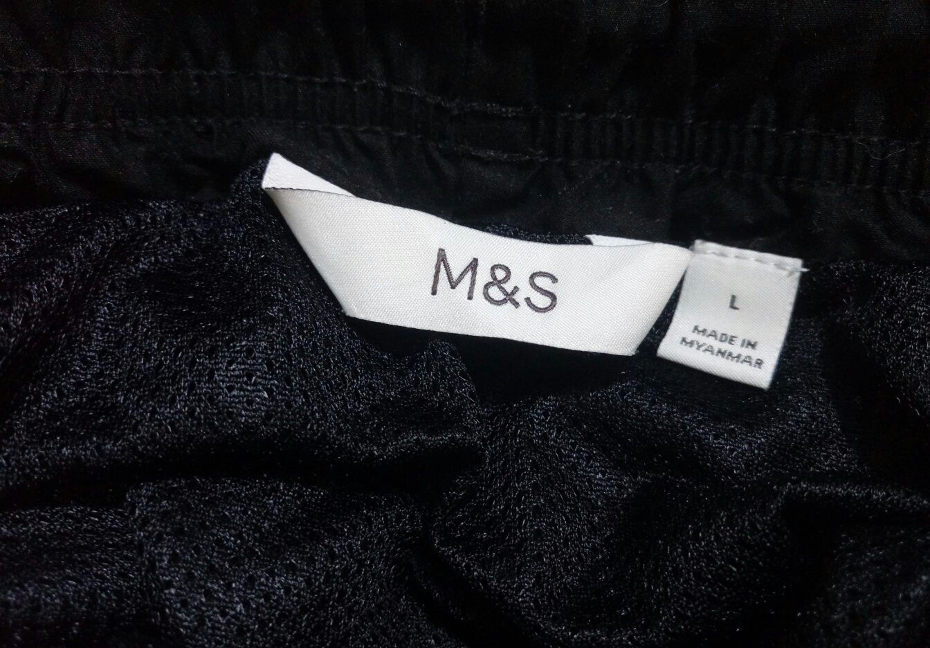 Оригінал M&S чорні чоловічі шорти карго