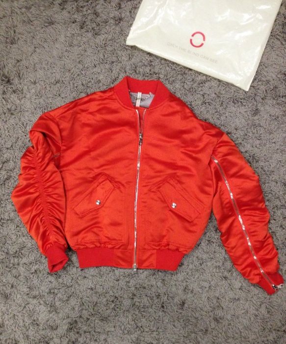 ONLY THE BLIND Grenadine bomber jacket / куртка / бомбер оранжевый
