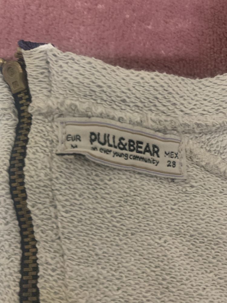 Camisola meia estação “Pull&Bear” tamanho M “82” cinza creme