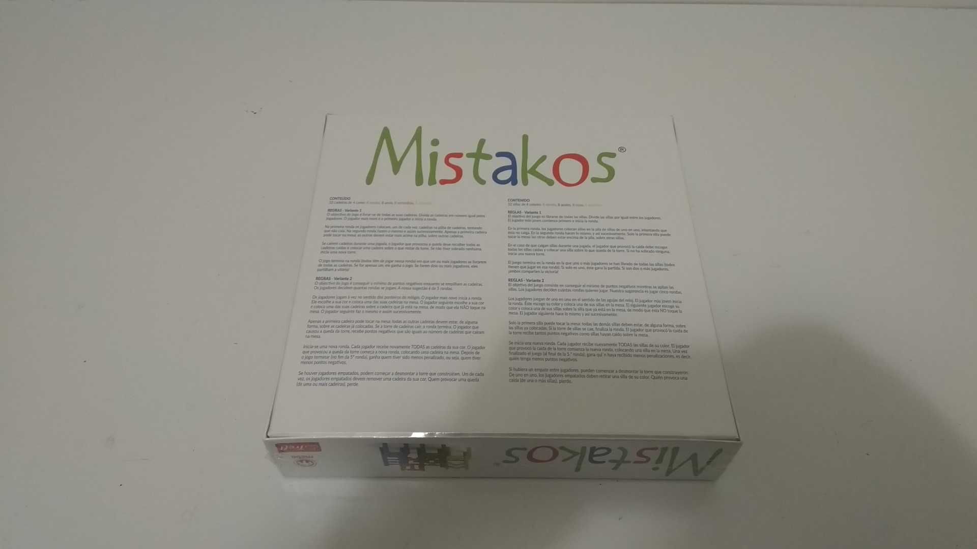Mistakos - Jogo de Tabuleiro Novo e Selado