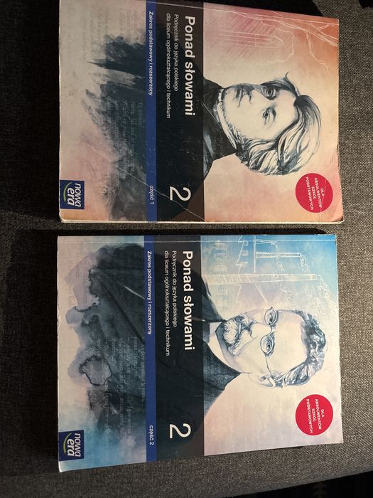 Ponad słowami 2 cz1 i cz2 zakres podstawowy i rozszerzony język polski