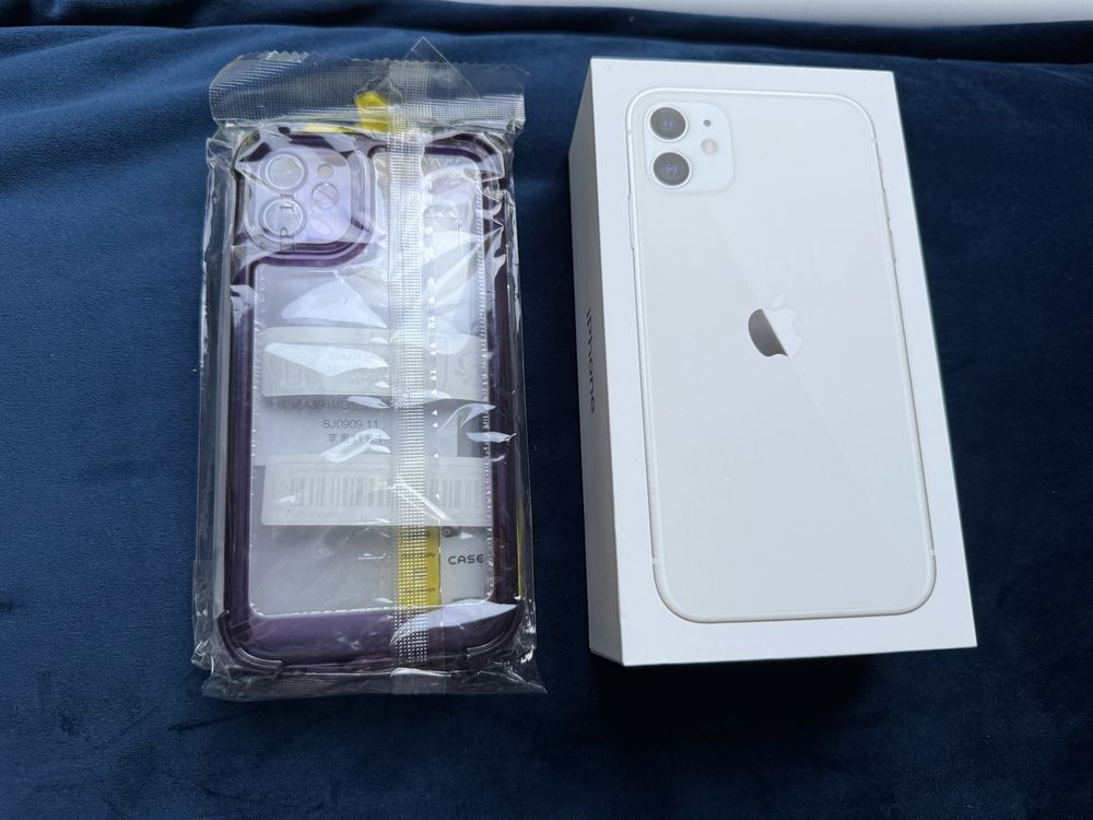 Iphone 11 64gb, biały Iphone 11 super stan! Kompletny zestaw!