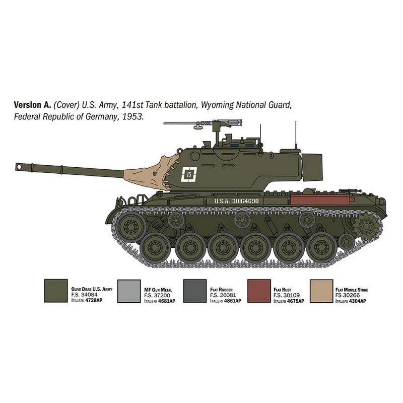 Italeri 6763 model 1:35 czołg M47 PATTON