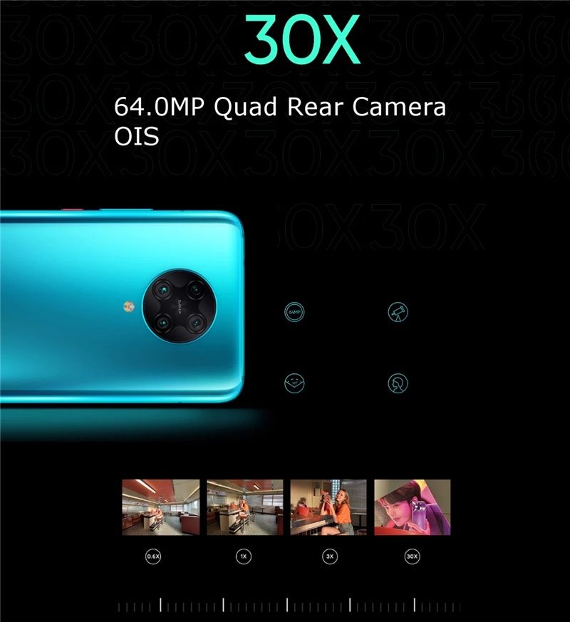 Redmi K30 Pro 5G / 8/256Gb / Snapdragon 865 / 64/20 Mp / 6.67 " HDR10+